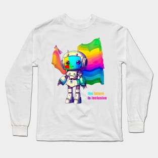 [AI Art] The Future Is Inclusive Long Sleeve T-Shirt